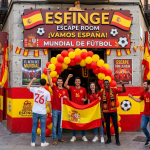 Esfinge con la Selección española